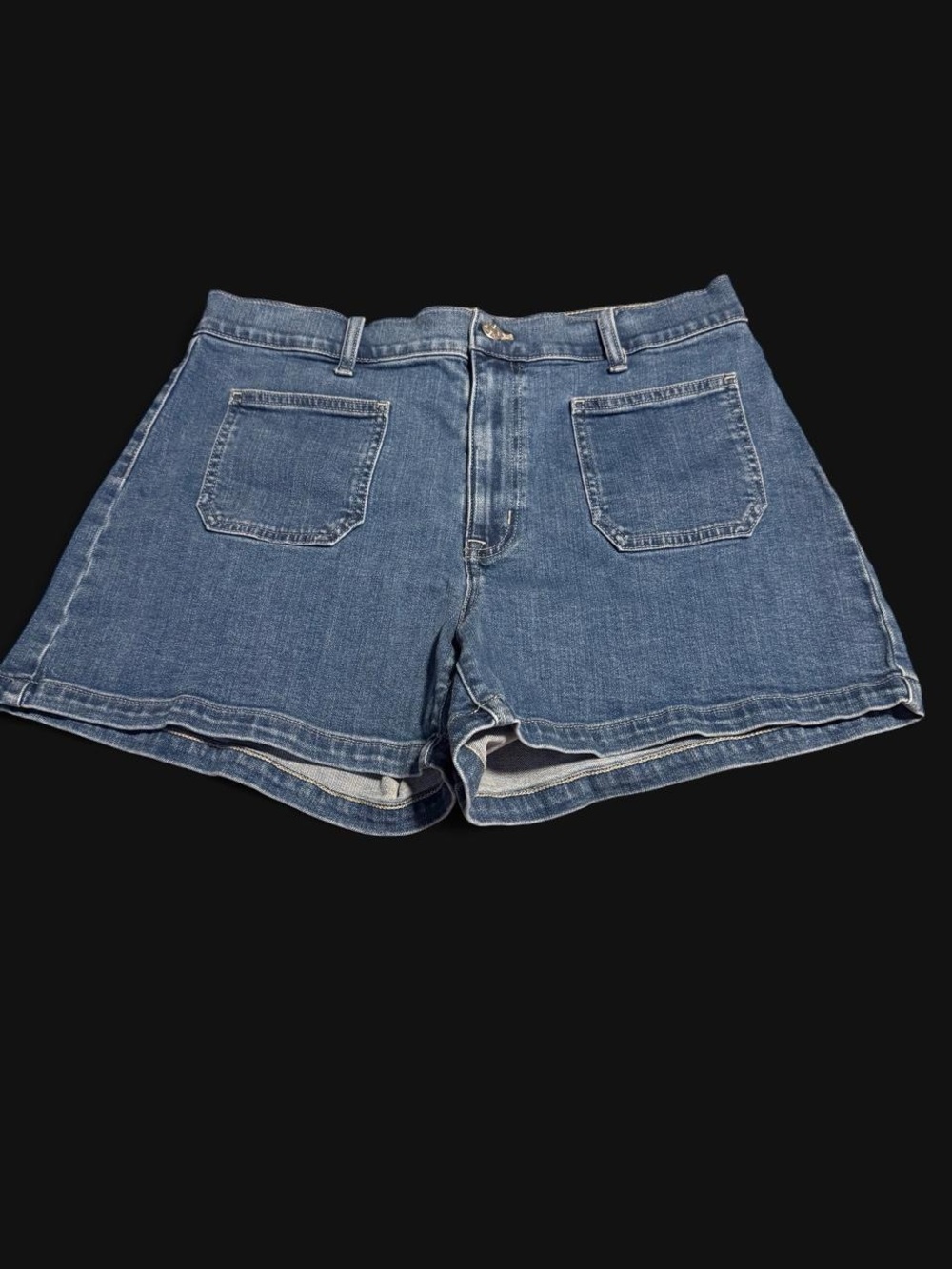 J. Crew Medium Blue Denim Shortalls